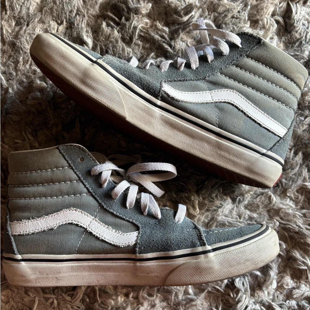 Vans SK8-HI Shoes Grey SZ 7 /8.5 Men/Womens